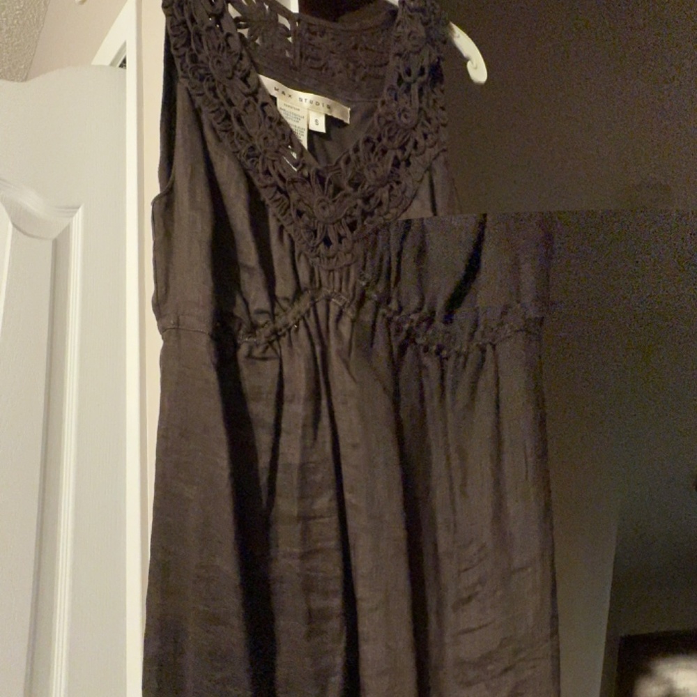 Beautiful brown crochet dress